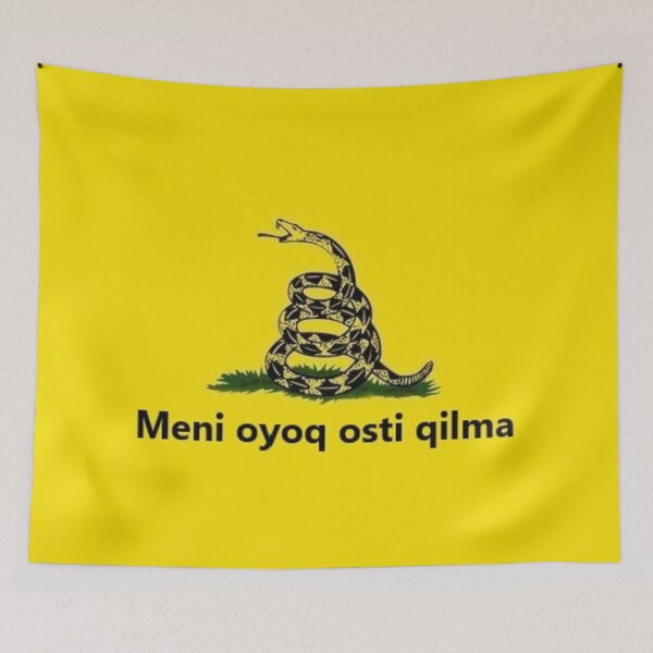 Item preview, Uzbek Gadsden Flag  designed and sold by JonathanR1994.