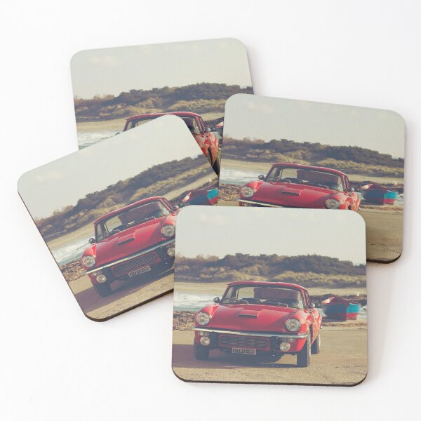 Item preview, Triumph Spitfire by the sea, fine art photo, british car, sports car, retro garage poster, old car lover designed and sold by Spallutos.