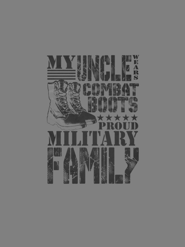 Imagen 4 de 4, Funda de iPhone con la obra My Uncle Wears Combat Boots Proud Military Family Gear, diseñada y vendida por DynamicDesign.