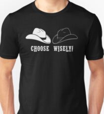 Black Hat or White Hat Unisex T-Shirt