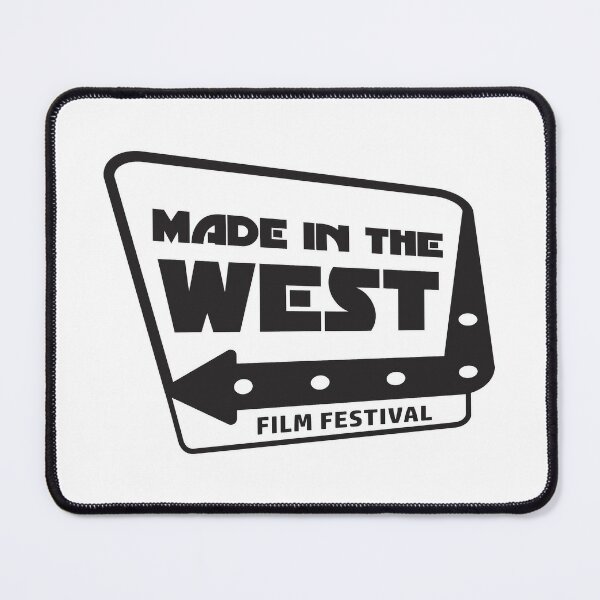 Made in the West Film Festival Logo (Black on White) Mouse Pad
