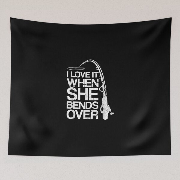 Item preview, Mens I Love It When She Bends Over Funny Fishing designed and sold by Chanielshian.