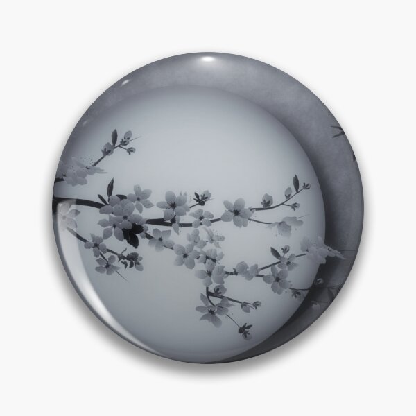 Item preview, Cherry Blossom Moon In Grey designed and sold by James DeFazio.