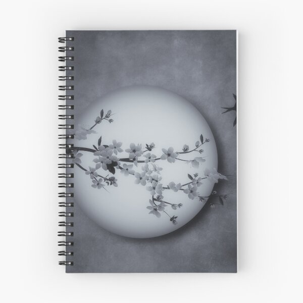 Item preview, Cherry Blossom Moon In Grey designed and sold by James DeFazio.
