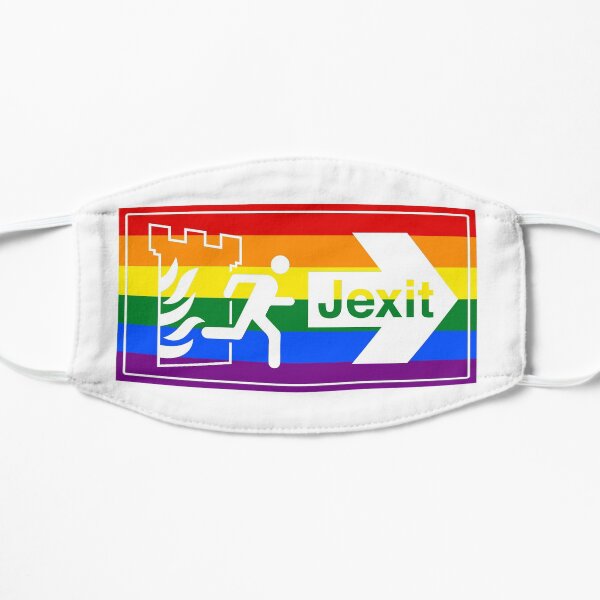Jexit 2020 Logo (Pride Collection) Flat Mask