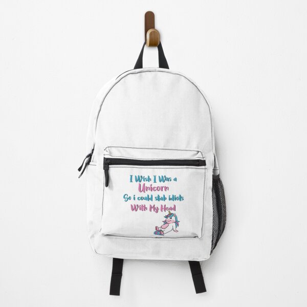 Item preview, I Wish i Was a Unicorn So i Could stab Idiots With My Head designed and sold by ErmessThiings.