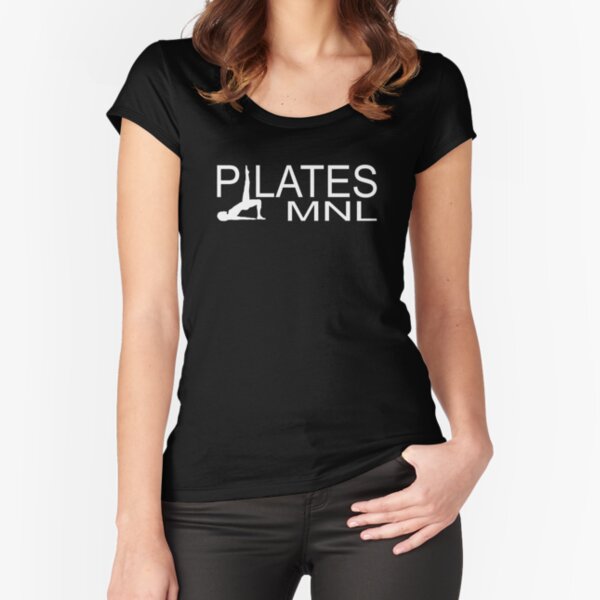Pilates MNL blanc white T-shirt échancré