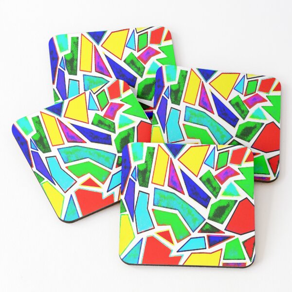 Item preview, Abstract shapes pattern designed and sold by Artistpirate 10.