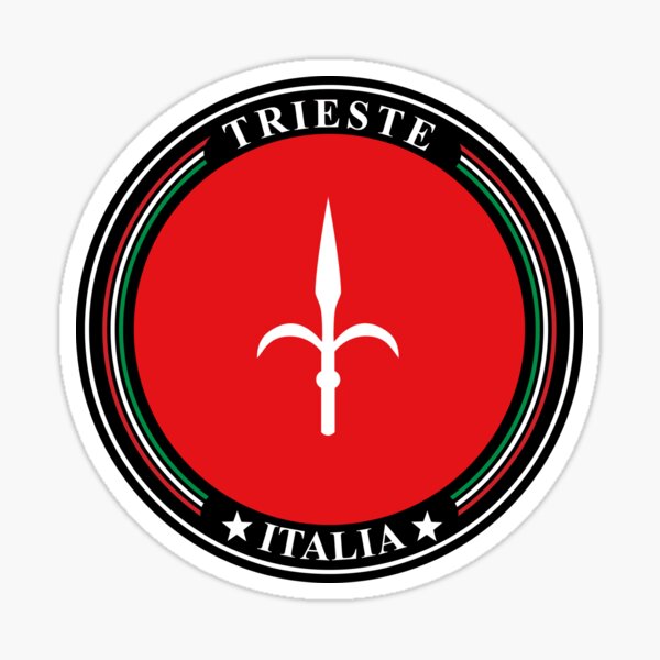 Trieste Italy Flag Sticker