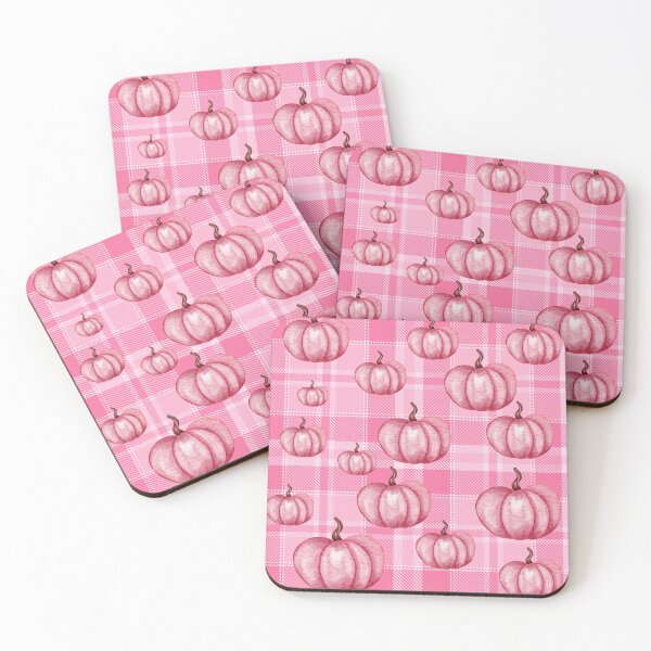 Item preview, Pink Plaid Pumpkin Pattern designed and sold by BunnyBizarre.