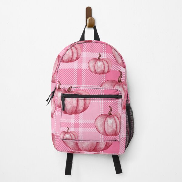 Item preview, Pink Plaid Pumpkin Pattern designed and sold by BunnyBizarre.
