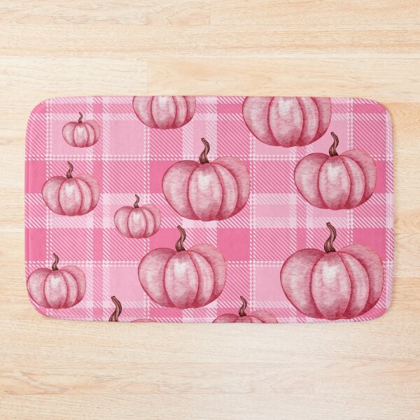 Item preview, Pink Plaid Pumpkin Pattern designed and sold by BunnyBizarre.