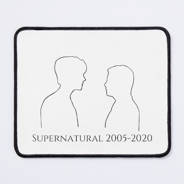 Item preview, sam and dean silhouette minimalist supernatural 2005-2020 designed and sold by LannisterOnMars.