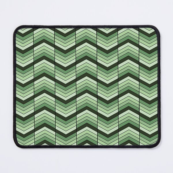 Item preview, Modern Geometric Pattern - Alternating Arrows Green designed and sold by BullishGraphics.