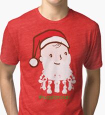 #HugsForNoah Santa Christmas Jumper Tri-blend T-Shirt