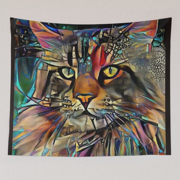 Item preview, Hassym, cat, gato, chat, cat, kitty, lea roche paintings designed and sold by L. ROCHE.