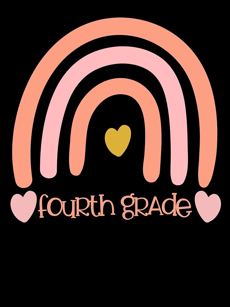 Thumbnail 3 von 3, Tuch, Fourth Grade School Rainbow Student Teacher Fourth Grade Gear designt und verkauft von DynamicDesign.