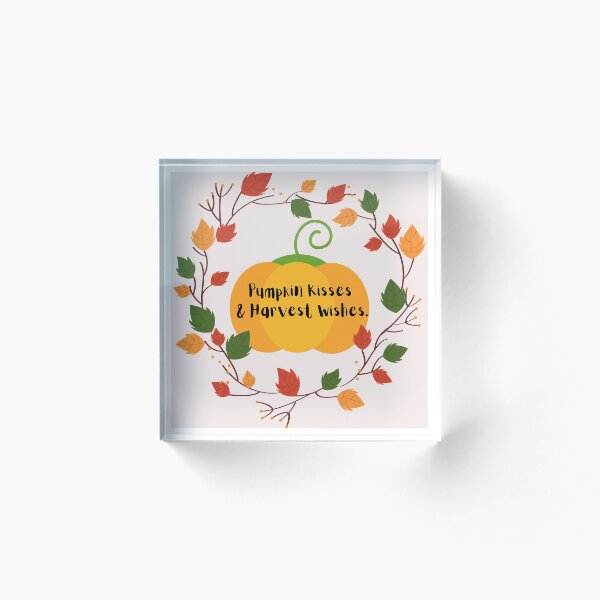 Item preview, Besos de calabaza y deseos de cosecha. designed and sold by LunariaEclipse.