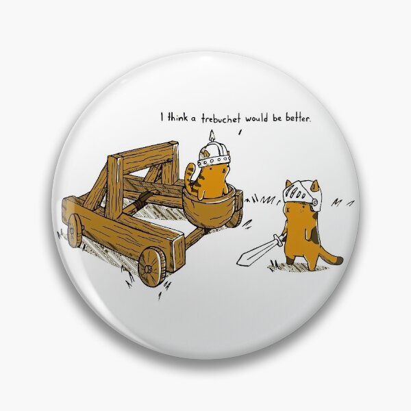 Item preview, Cat, I Think Trebuchet Would Be Better designed and sold by Agurnadharma.