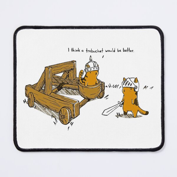 Item preview, Cat, I Think Trebuchet Would Be Better designed and sold by Agurnadharma.