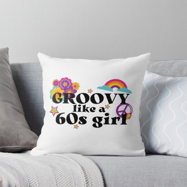 Aperçu de l'œuvre Groovy comme une fille des années 60 créée et vendue par Smileycreation.