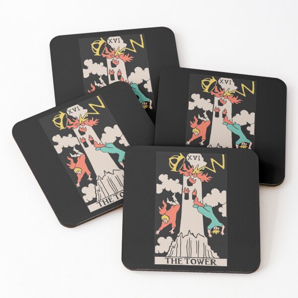Item preview, The Tower Tarot Card - Witchy Magic designed and sold by isstgeschichte.