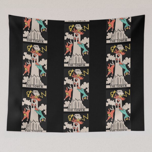 Item preview, The Tower Tarot Card - Witchy Magic designed and sold by isstgeschichte.