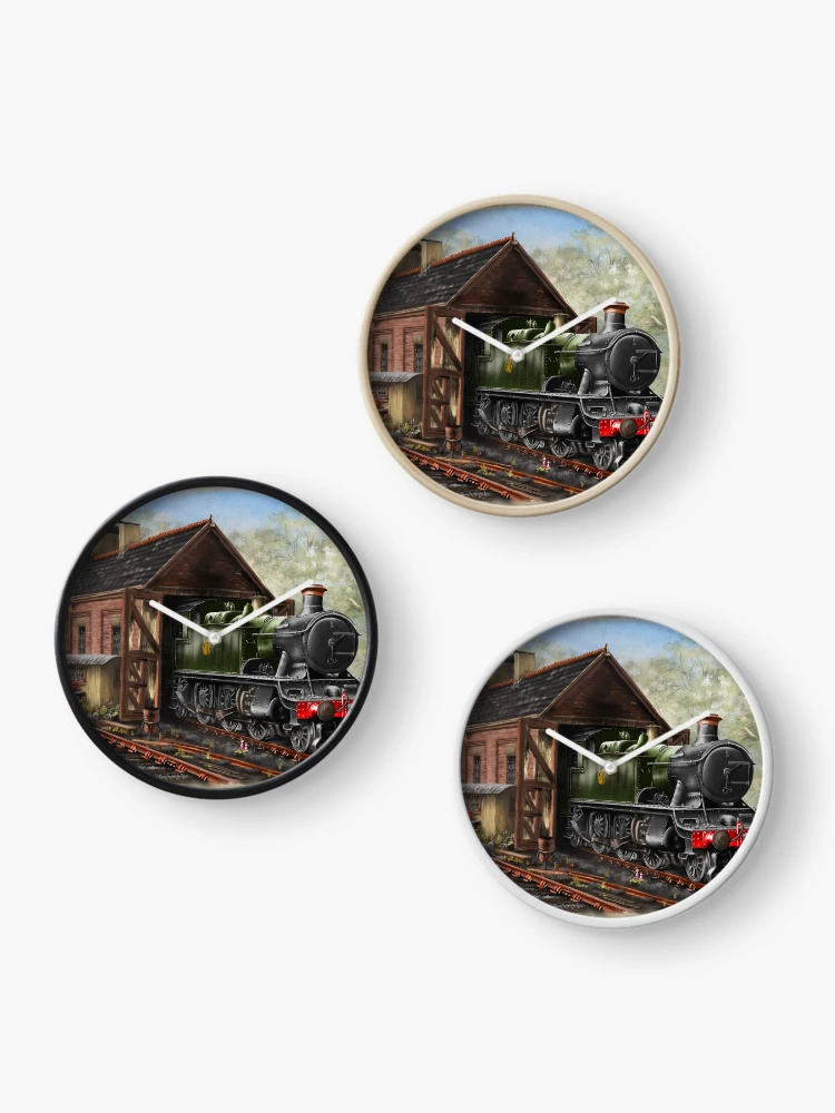 Thumbnail 3 of 4, Clock, Branch Line Prairie designed and sold by Rasendyll.