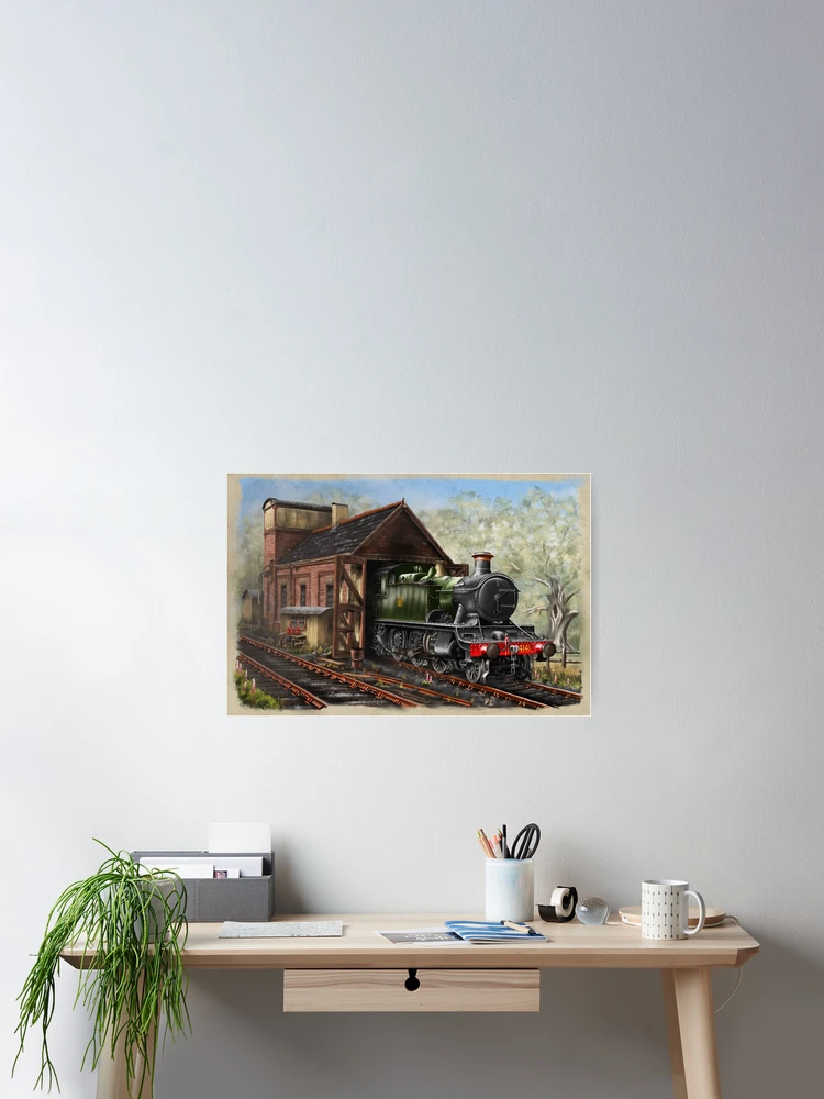 Thumbnail 2 of 3, Poster, Branch Line Prairie designed and sold by Rasendyll.