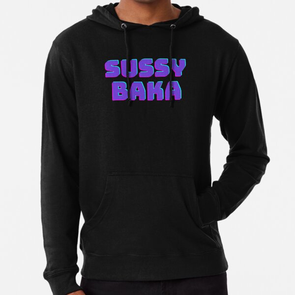  Sussy Baka Funny Sus Meme Pullover Hoodie : Clothing