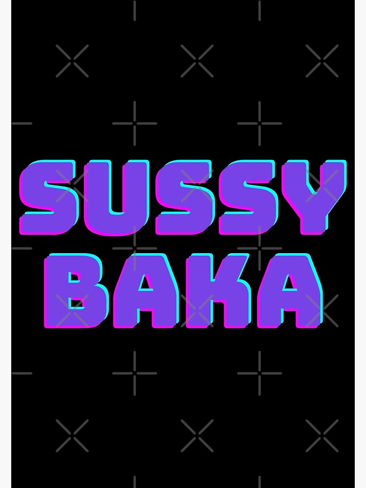 Sussy Baka Funny Sus Meme Sudadera con capucha