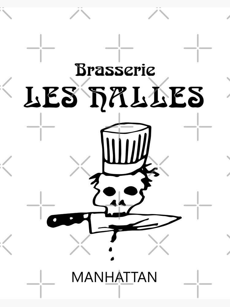 Vintage Looking Brasserie Les Halles T-shirt Anthony Bourdain's