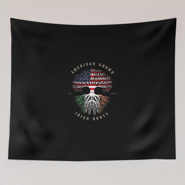 Item preview, American Grown Irish Roots Ireland Flag designed and sold by MiloszshiZse.
