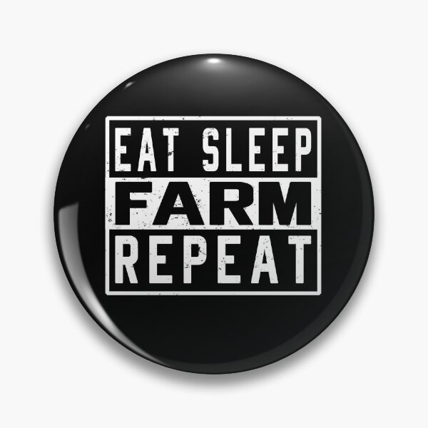 Item preview, Eat Sleep Farm Repeat designed and sold by infazbdeen.
