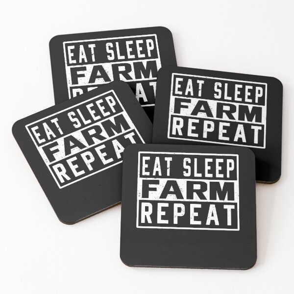 Item preview, Eat Sleep Farm Repeat designed and sold by infazbdeen.