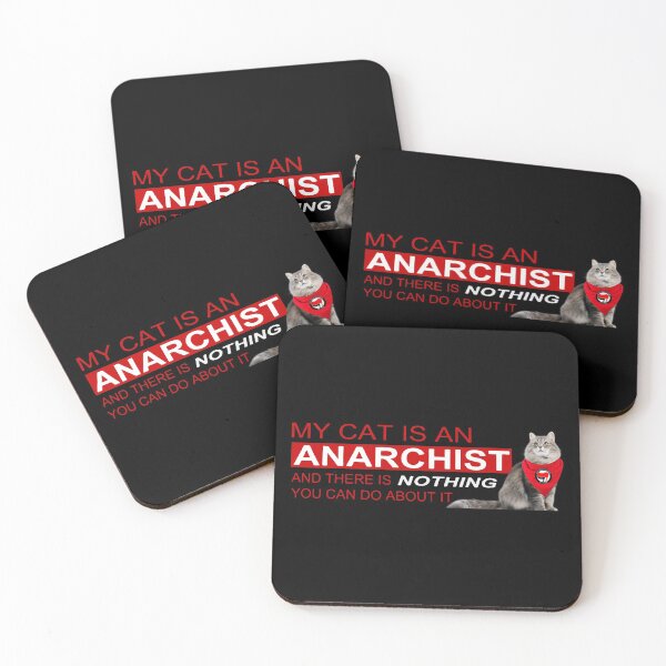 Item preview, My Cat Is Anarchist designed and sold by Agurnadharma.