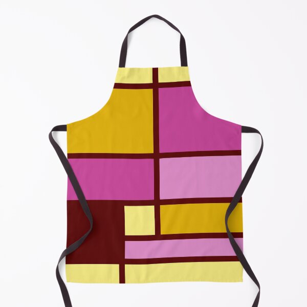 Item preview, Mondrian style design yellow fuchsia designed and sold by aapshop.