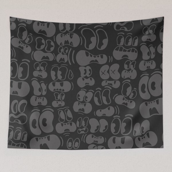 Item preview, Scream faces grey designed and sold by lucassuth.