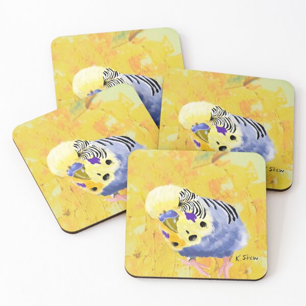 Item preview, Budgie in Oil Paint designed and sold by Stewnamie.