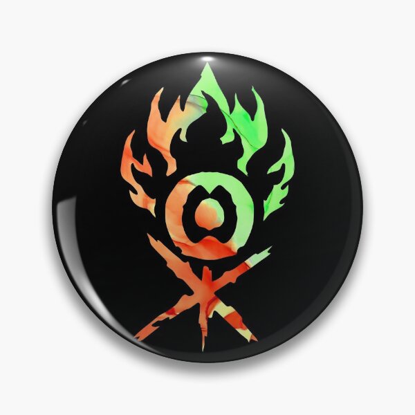 Item preview, MTG Gruul Clans Ravnica Guild Insignia Logo Black Background designed and sold by GingerCatGifts.