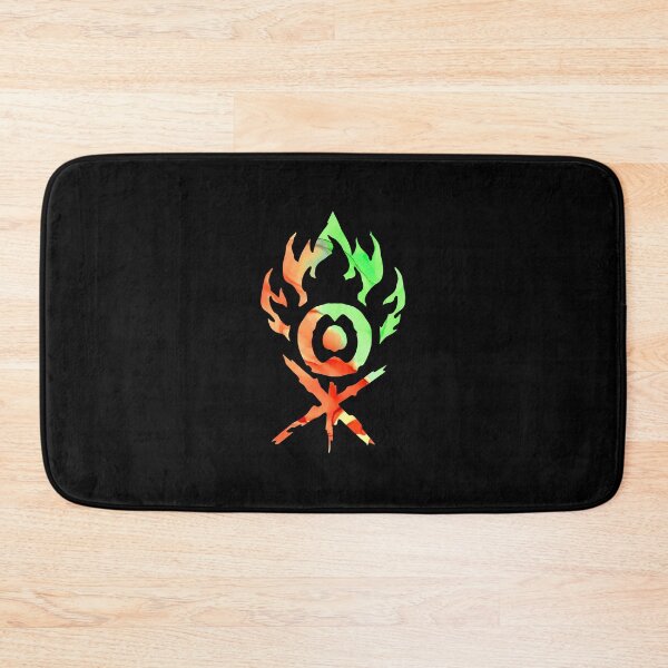 Item preview, MTG Gruul Clans Ravnica Guild Insignia Logo Black Background designed and sold by GingerCatGifts.