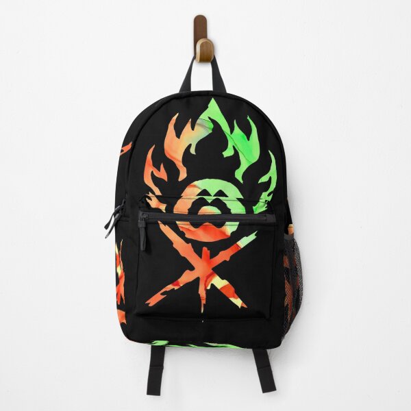 Item preview, MTG Gruul Clans Ravnica Guild Insignia Logo Black Background designed and sold by GingerCatGifts.