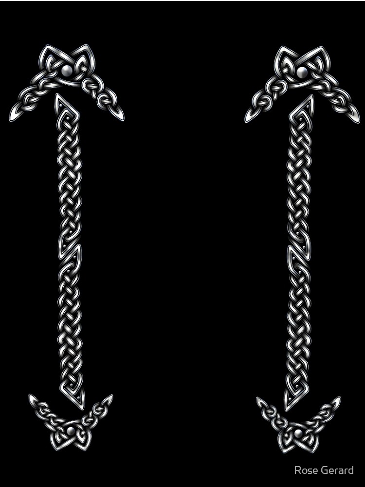 Celtic Knotwork - Silver by arkadyrose