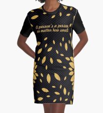 Eine Person ist ein ... "Dr. Seuss "Leben inspirierend Zitat (kreativ) T-Shirt Kleid