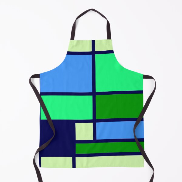 Item preview, Mondrian style design blue green designed and sold by aapshop.