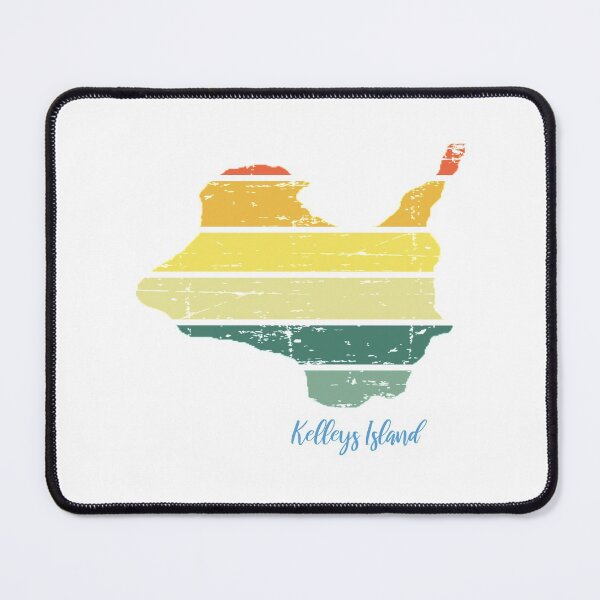 Item preview, Kelleys Island Lake Erie Retro Vintage Map designed and sold by BusyBeeLife.