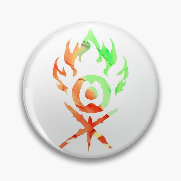 Item preview, MTG Gruul Clans Ravnica Guild Insignia Logo White Background designed and sold by GingerCatGifts.