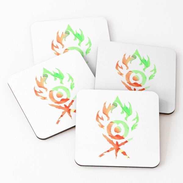 Item preview, MTG Gruul Clans Ravnica Guild Insignia Logo White Background designed and sold by GingerCatGifts.