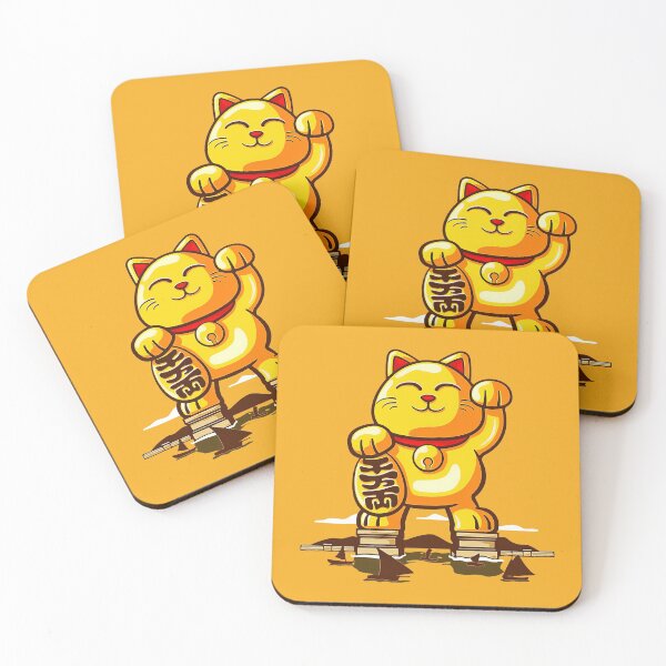 Item preview, Cat Lucky Gold designed and sold by Agurnadharma.