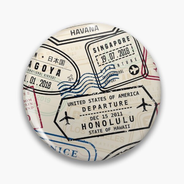 Item preview, Passport stamp designed and sold by MableMe.